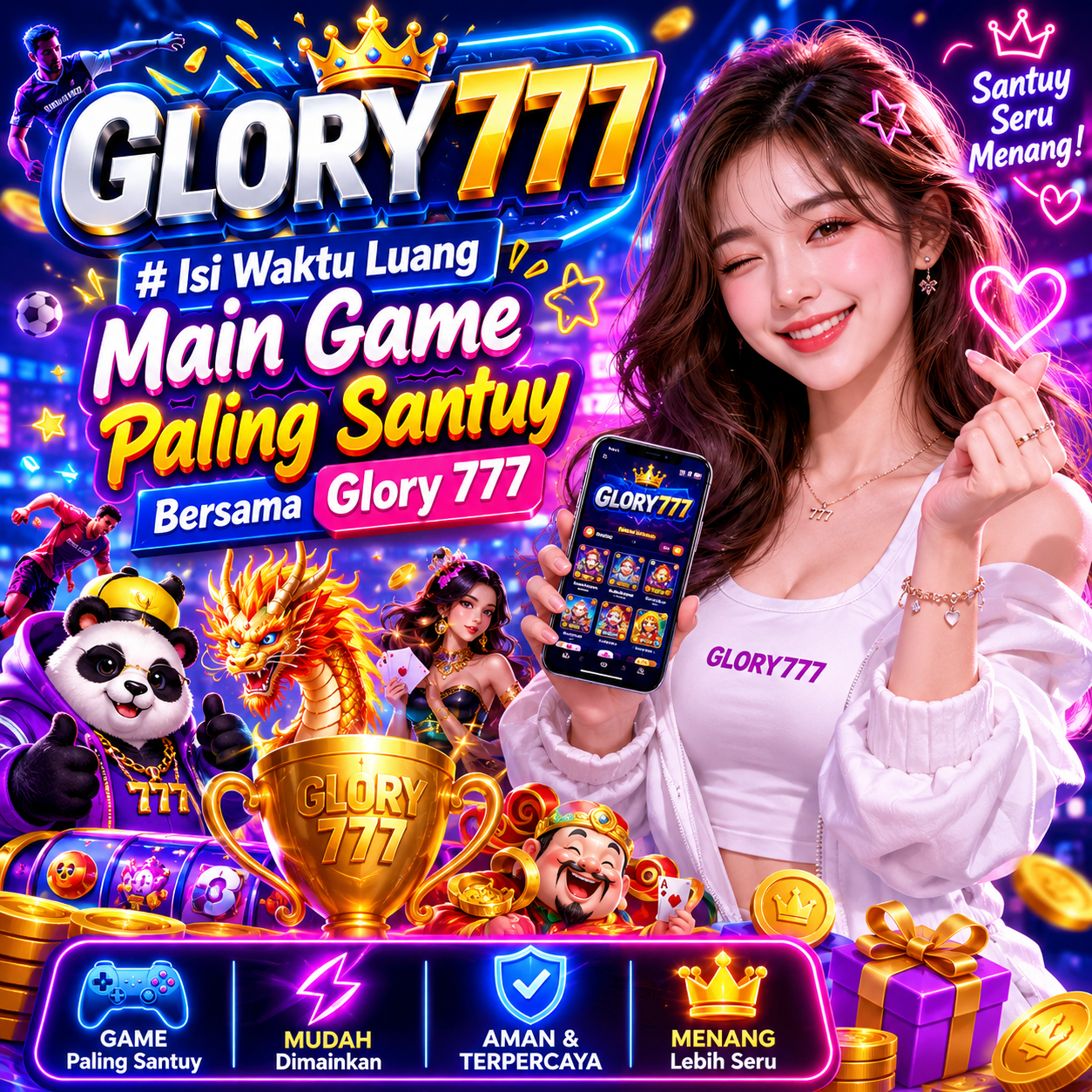 GLORY777: Situs Game Mobile Asik Bikin Waktu Luang Lebih Berwarna